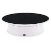 20cm Electric Rotating Turntable Display Stand, 360 Degree Photography Video Props - 2
