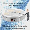 30cm Remote Control Electric Turntable Display Stand - UK Plug (White) - 6