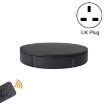 30cm Remote Control Electric Turntable Display Stand, UK Plug (Black) - 1