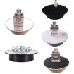 25cm USB Power Rotating Display Stand Turntable - Golden Mirror - 2