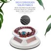 12cm Solar Rotating Display Stand Turntable - Black - 3
