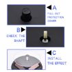 12cm Solar Rotating Display Stand Turntable - Black - 7