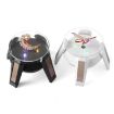 High-Footed UFO Solar 9cm 360 Rotating Display Stand Turntable - 3
