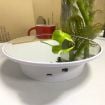 20cm Mirror Two-way Turntable Display Stand - Gold - 6