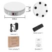 22cm Electric Rotating Display Stand Turntable, Load 50kg, UK Plug - 7