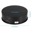 PULUZ 15cm Rotating Turntable Display Stand, Load 3kg - Black - 2