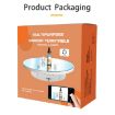 22cm Mirror Electric Rotating Display Stand White - 5