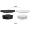 2 In 1 Charging Turntable Jewelry Display Stand, Black Remote Control - 2