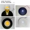 25cm LED Light Electric Rotating Display Stand Turntable White - 8