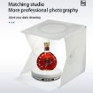 25cm LED Light Electric Rotating Display Stand Turntable - Black - 6