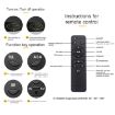Remote Electric Rotating Display Stand Turntable - Black - 6