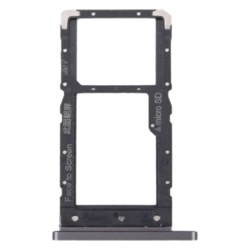 Lenovo Tab M10 Plus TB-X606F TB-X606X SIM Card Tray + Micro SD Card Tray (Black) - 1