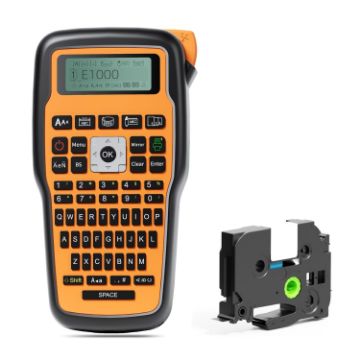 Phomemo E1000 Industrial Label Maker Thermal Printer (Orange) - 1