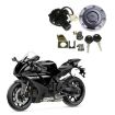 Yamaha R1 1992-2013 Fuel Tank Cap Electric Door Lock Assembly - 2