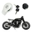 Yamaha Virago/XJ650/XJ750 Fuel Tank Cap Lock with Keys - 5