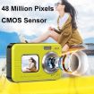 Waterproof 48MP HD Dual Screen Camera - Blue - 4