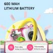 Kids Digital Camera 2.4" IPS Screen 48MP Dual Lens Mini Video Camera Pink Bunny - 8