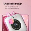 2.4 Inch IPS Screen Kids Digital Camera 48MP Dual Lens Mini Video Camera Pink Bunny - 5
