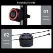 Bicycle Smart Taillight Anti-theft Alarm Brake Warning Light - 9