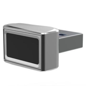 USB Fingerprint Reader Windows Hello Dongle Module - Silver - 1