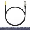 20cm BNC Female to SMB Male RG174 Coaxial Cable - 2