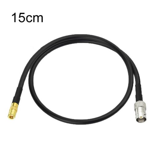 15cm BNC Female to SMB Male RG174 Coaxial Cable - 1
