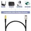 15cm BNC Female to SMB Male RG174 Coaxial Cable - 4
