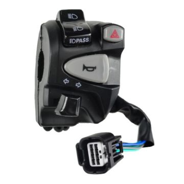 Honda Click150i Left Handlebar Turn Signal Switch (Black) - 1