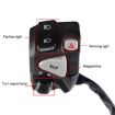 Honda Click150i Left Handlebar Turn Signal Switch (Black) - 4