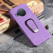 Nokia X10/X20 Ring Holder PU Phone Case - Purple - 4