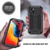 R-JUST Shockproof Waterproof Case for iPhone 14 - Black - 4