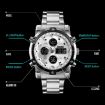 SKMEI 1389 Men's Business Digital Watch - Waterproof - Stainless Steel Band - 4