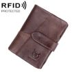 BULL CAPTAIN 01 RFID Anti-theft Cowhide Men Wallet (Coffee) - 1
