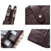 HUMERPAUL BP896 RFID Anti-Theft Leather Wallet Brown - 6