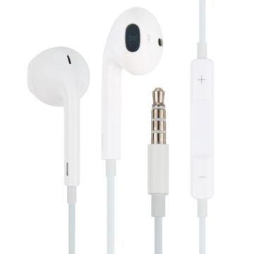 Wired Earphone for Android Phones - 1.2m Cable Length (White) - 1