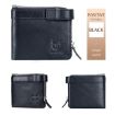 BULL CAPTAIN Anti-theft Leather Wallet - Black - 2