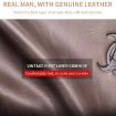 BULL CAPTAIN Anti-theft Leather Wallet - Black - 4