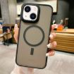 iPhone 13 Black Metal Frosted Acrylic MagSafe Phone Case - 1
