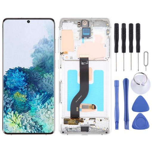 Samsung Galaxy S20+ OLED LCD Screen Digitizer Assembly Silver - 1