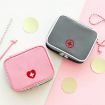 Cute Heart Mini Medicine Bag First Aid Emergency Kit Organizer (Pink) - 3