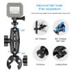 PULUZ Motorcycle Crab Clamp Handlebar Mount for GoPro - Black - 4