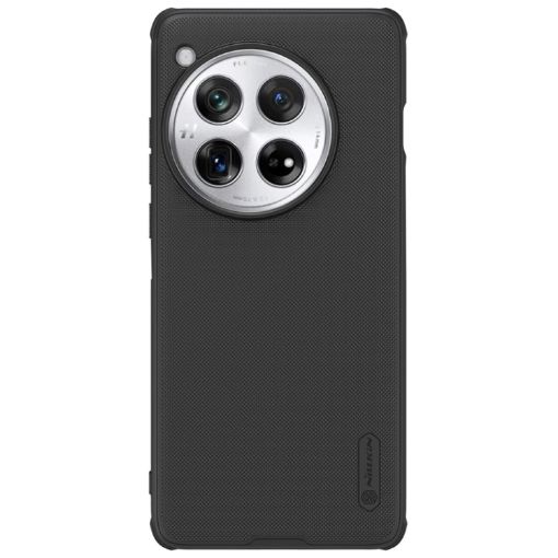 OnePlus 12 NILLKIN Frosted Shield Pro PC + TPU Phone Case - Black - 1