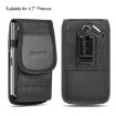 HAWEEL 4.7" Nylon Phone Belt Clip Carrying Pouch - Black - 1