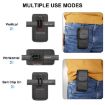 HAWEEL 4.7" Nylon Phone Belt Clip Carrying Pouch - Black - 4