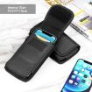 HAWEEL 4.7" Nylon Phone Belt Clip Carrying Pouch - Black - 5