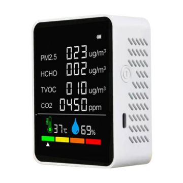 ZN-2COWT 6 In 1 PM2.5 Infrared Sensor CO2 Formaldehyde TVOC Detector - 1
