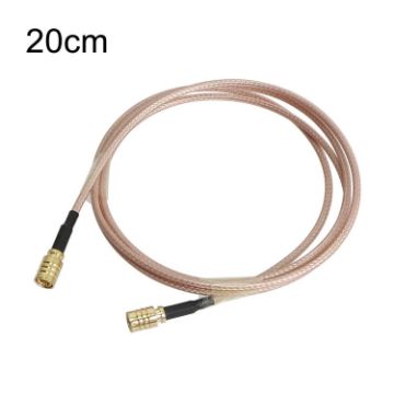 20cm SMB Female to SMB Female RG316 Coaxial Cable Jumper - 1