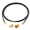 15cm SMB Male to Female Antenna Extension Cable RG174 Coaxial Cable - 2