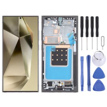 Samsung Galaxy S24 Ultra SM-S928B OLED LCD Screen Digitizer Assembly (Grey) - 1