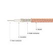 15cm RF Coaxial Cable BNC Male To SMB Female RG316 Adapter Extension Cable - 4